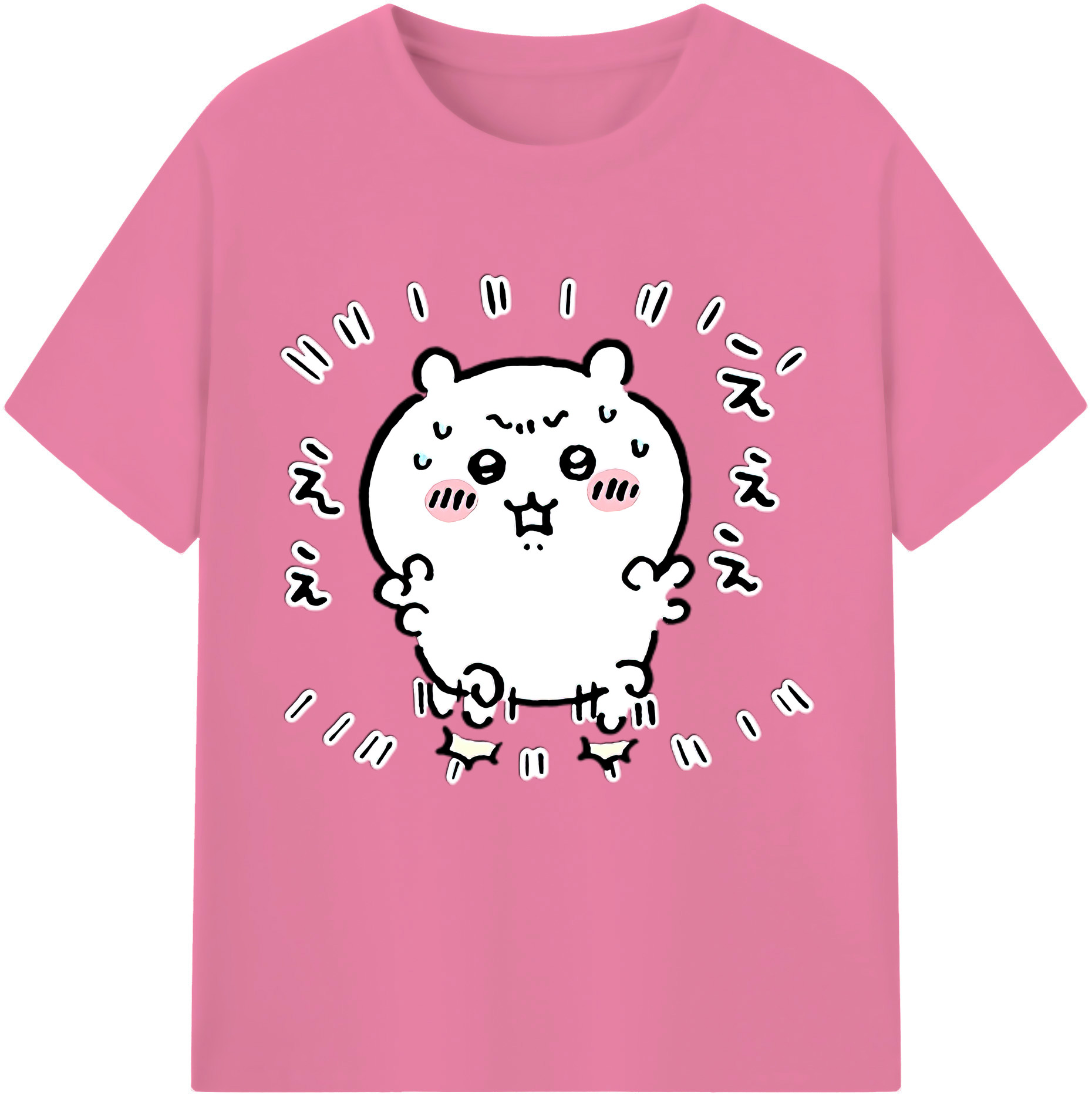（画像用） ちいかわ ちいかわ Chii-kawa chiikawa 綿100％半袖Tシャツ（フロントプリント）